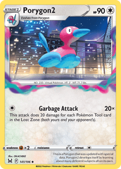 Porygon2 141/196 — Lost Origin