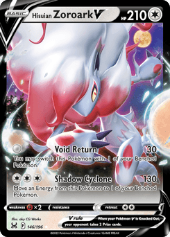 Hisuian Zoroark V 146/196 — Lost Origin