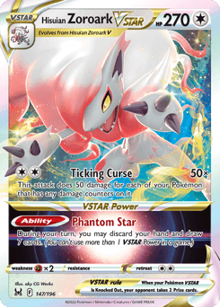 Hisuian Zoroark VSTAR 147/196 — Lost Origin