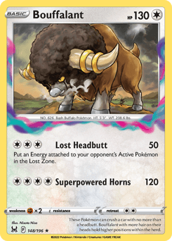 Bouffalant 148/196 — Lost Origin