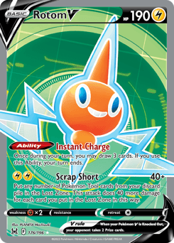 Rotom V 176/196 — Lost Origin