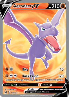 Aerodactyl V 179/196 — Lost Origin