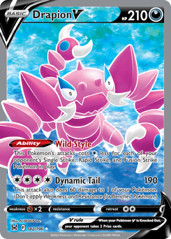 Drapion V 182/196 — Lost Origin