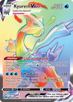 Kyurem VMAX 197/196 — Lost Origin