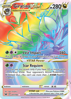Giratina VSTAR 201/196 — Lost Origin