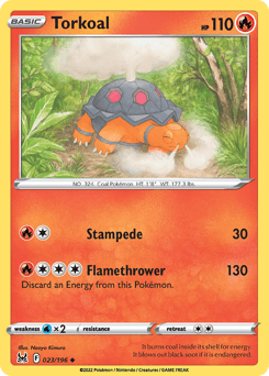 Torkoal 23/196 — Lost Origin