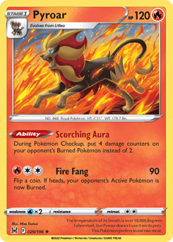 Pyroar 29/196 — Lost Origin