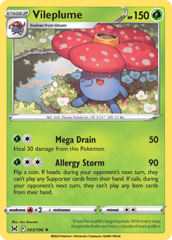 Vileplume 3/196 — Lost Origin
