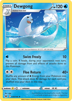Dewgong 34/196 — Lost Origin