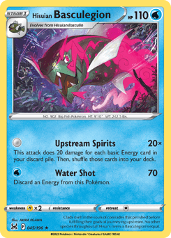 Basculegion Pokémon card