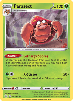 Parasect 5/196 — Lost Origin