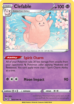 Clefable 63/196 — Lost Origin