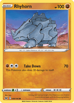 Rhyhorn 89/196 — Lost Origin