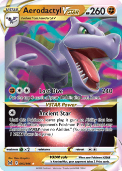 Aerodactyl VSTAR 93/196 — Lost Origin
