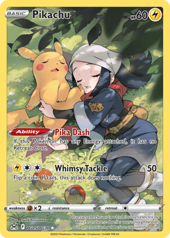 Pikachu TG05/30 — Lost Origin Trainer Gallery
