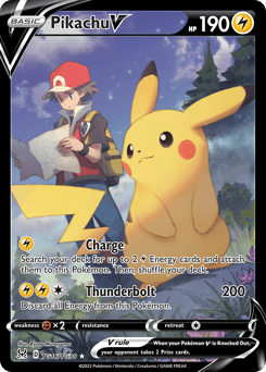 Pikachu V TG16/30 — Lost Origin Trainer Gallery