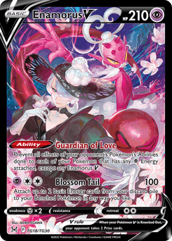 Enamorus V TG18/30 — Lost Origin Trainer Gallery