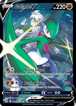 Gallade V TG19/30 — Lost Origin Trainer Gallery