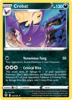Crobat 105/195 — Silver Tempest