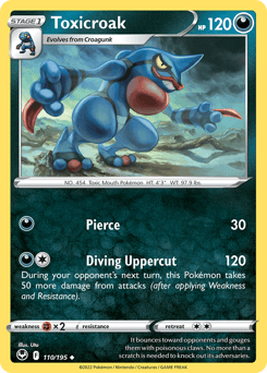Toxicroak 110/195 — Silver Tempest