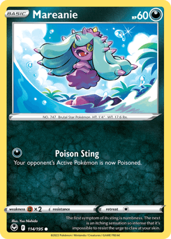 Mareanie Pokémon card