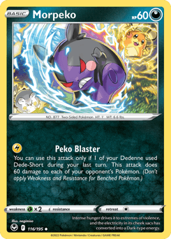 Morpeko 116/195 — Silver Tempest