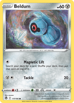Beldum 117/195 — Silver Tempest