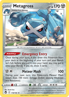 Metagross 119/195 — Silver Tempest