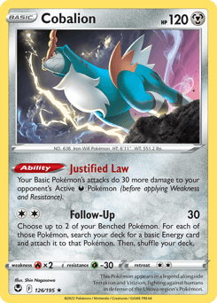 Cobalion 126/195 — Silver Tempest