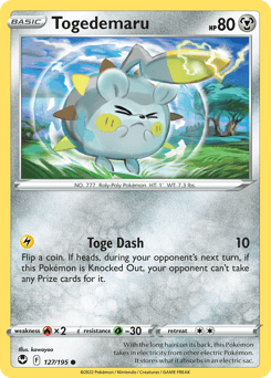 Togedemaru 127/195 — Silver Tempest