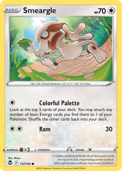 Smeargle 137/195 — Silver Tempest