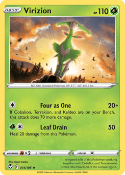 Virizion 14/195 — Silver Tempest