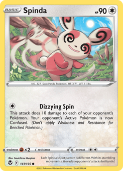 Spinda 141/195 — Silver Tempest