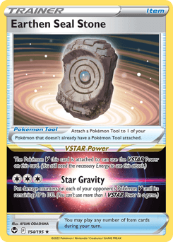 Earthen Seal Stone 154/195 — Silver Tempest