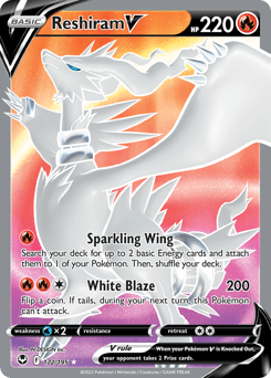 Reshiram V 172/195 — Silver Tempest