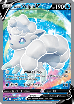 Alolan Vulpix V 173/195 — Silver Tempest