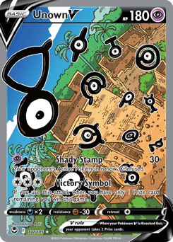 Unown V 177/195 — Silver Tempest