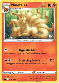 Ninetales 18/195 — Silver Tempest