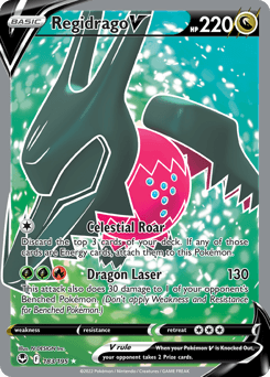 Regidrago V 183/195 — Silver Tempest