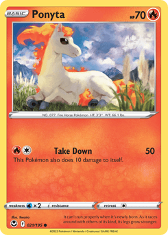 Ponyta 21/195 — Silver Tempest