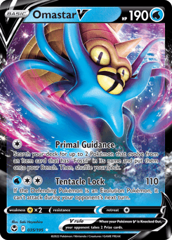 Omastar V 35/195 — Silver Tempest
