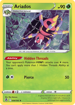 Ariados 4/195 — Silver Tempest