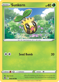 Sunkern 5/195 — Silver Tempest