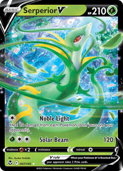 Serperior V 7/195 — Silver Tempest