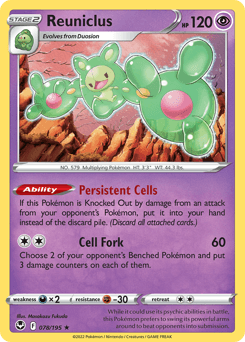 Reuniclus 78/195 — Silver Tempest