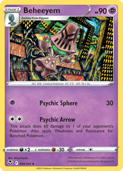 Beheeyem 80/195 — Silver Tempest