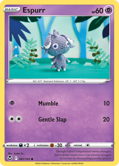 Espurr 81/195 — Silver Tempest