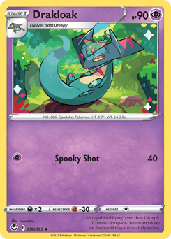 Drakloak 88/195 — Silver Tempest