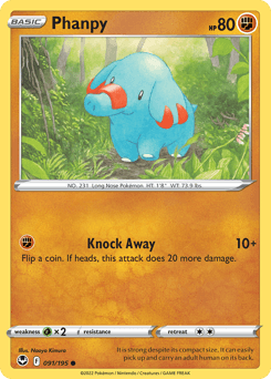 Phanpy 91/195 — Silver Tempest