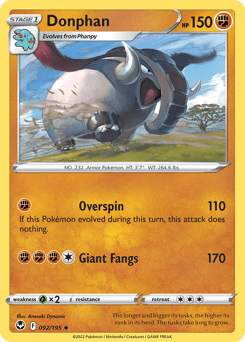 Donphan 92/195 — Silver Tempest